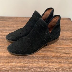 •SOLD• Lucky Brand Black Perforated Bootie
